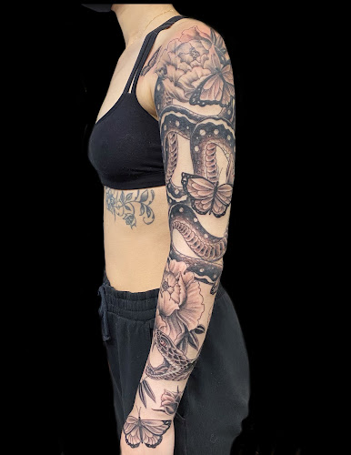 Work by Dice tattoo