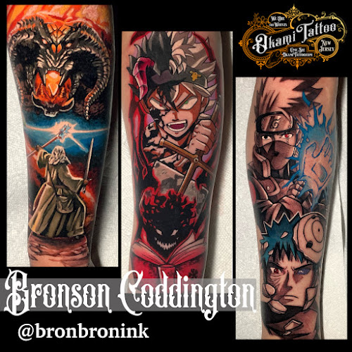 Work by Okami Tattoo