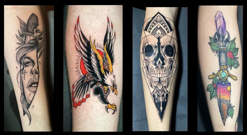 Work by Red Moon Tattoo