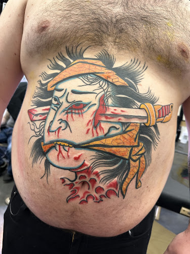 Work by Austin of the Well Tattoos