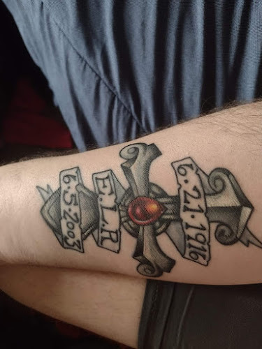 Work by Peregrine Tattoos