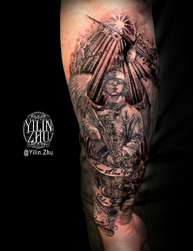 Work by Art Spirit Tattoo