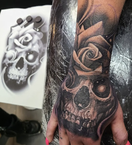 Work by Til’ Death Tattoo & Co.