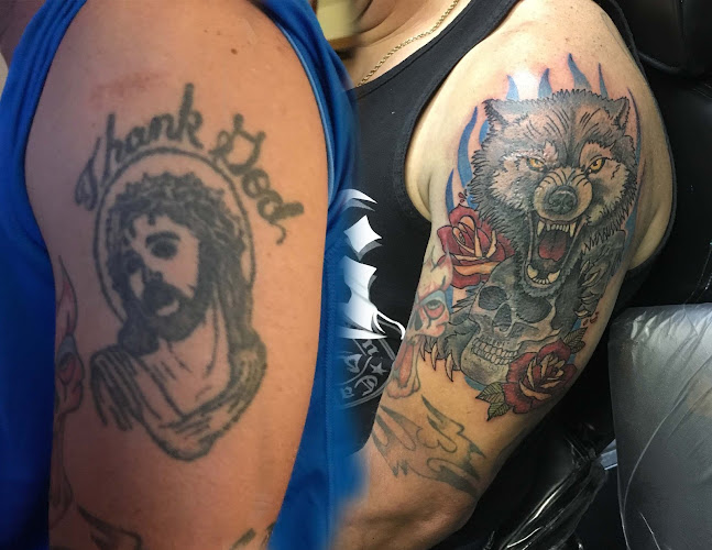 Work by Revolution Studios tattoo