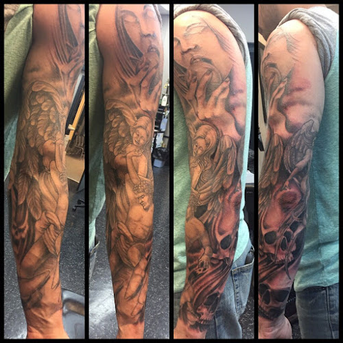 Work by Aftershock Tattoo Company