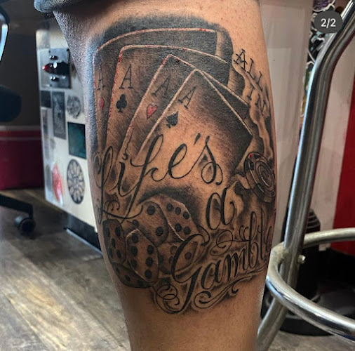 Work by Hard Times Tattoo