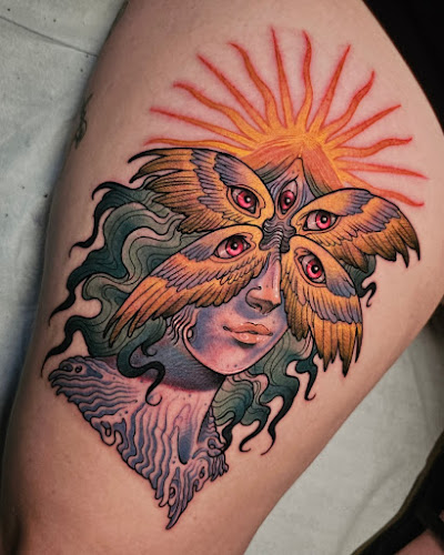 Work by Pale Horse Tattoo Studio