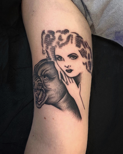 Work by Seven Swords Tattoo Company