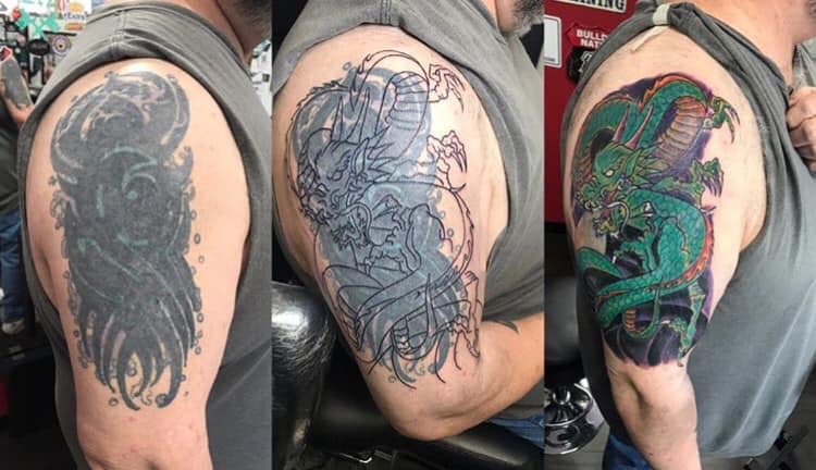 Work by Black Orchid Tattoo Studio