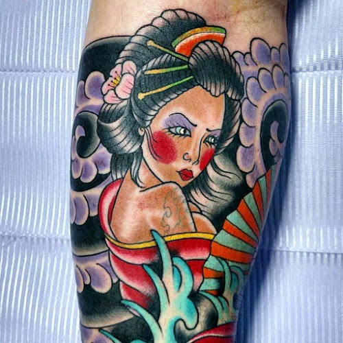 Work by Atlas and Anchor Tattoo