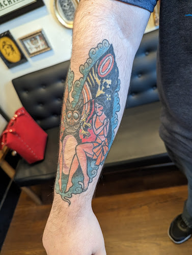 Work by Black Cat Tattoos