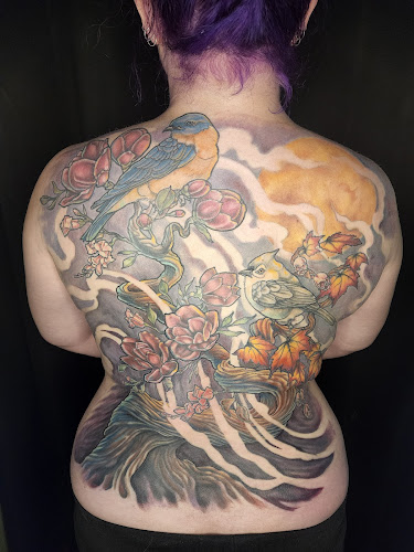 Work by The Kindred Spirit Tattoo Co.