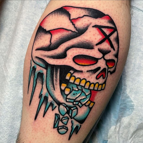 Work by Hallowed Ground Tattoo