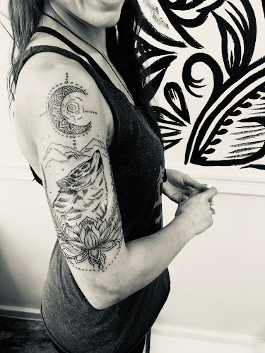 Work by The Eye of Henna & 13 Moons Tattoo Studio