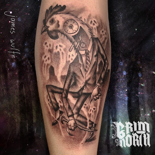 Work by Grim North Tattoo and Piercing