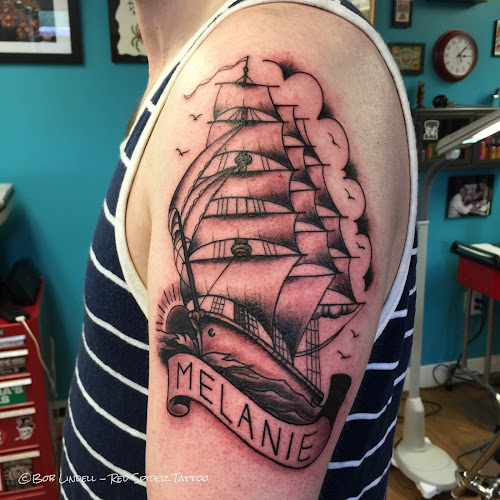 Work by Red Spider Tattoo