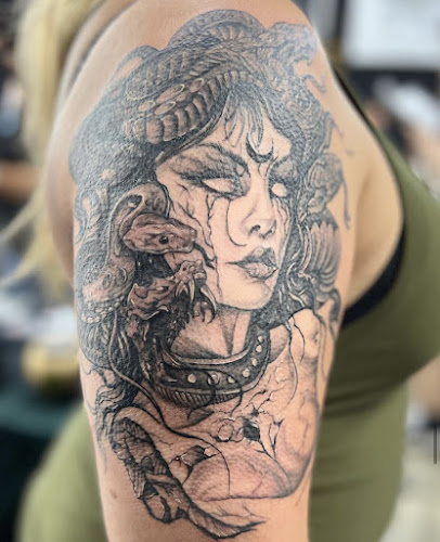 Work by Shifty Whiskers Tattoo Studio