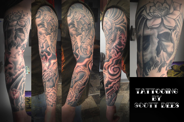 Work by Bombshell Tattoo & Body Piercing