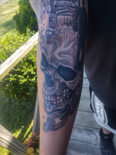 Work by Queen Anne's Revenge Tattoo Roanoke Location