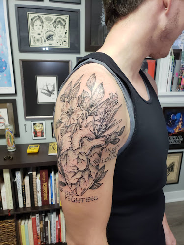 Work by Old Friends Tattoo