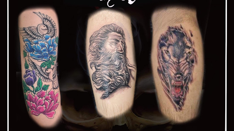Work by Altered temple tattoo