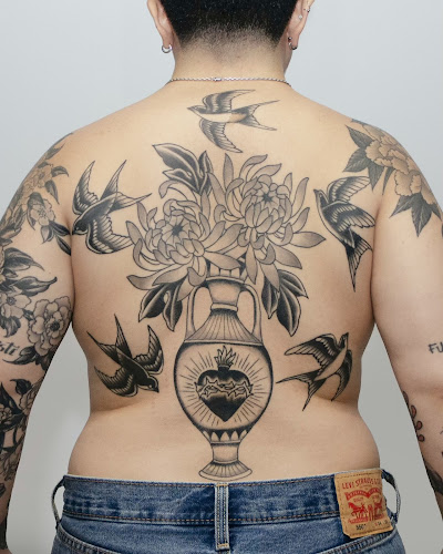 Work by Arcana Tattoo