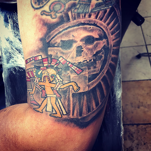 Work by Aztec Heart Tattoo