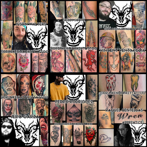 Work by Drunken Monkey Tattoo Saginaw Township