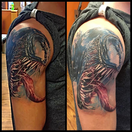 Work by Drunken Monkey Tattoo