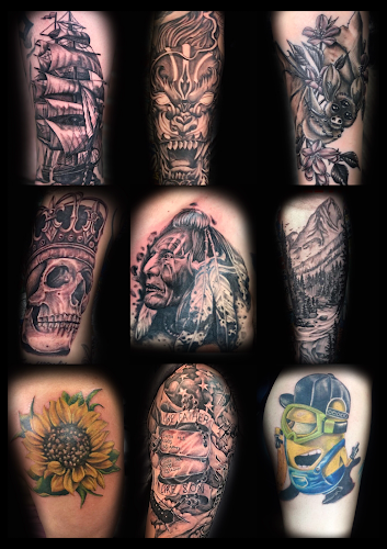 Work by Blue Lotus Tattoo