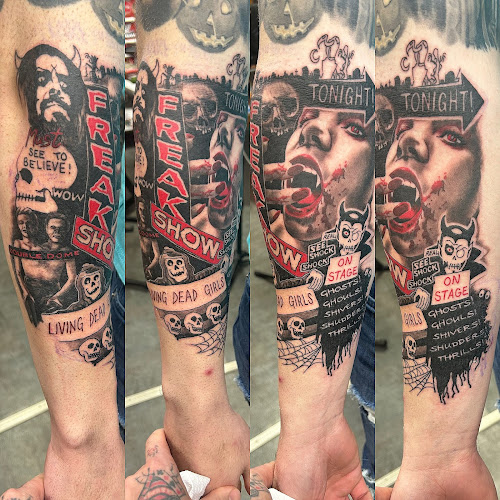 Work by Small Town Studio Tattoo