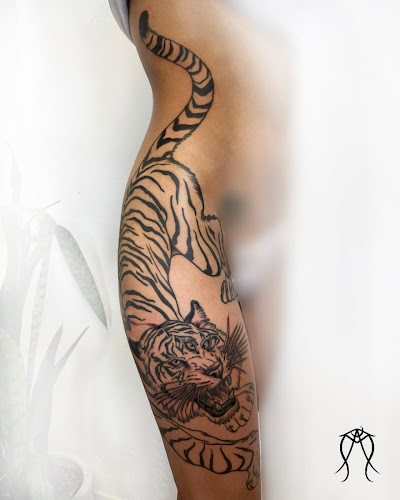 Work by Ace of Wands: Private Tattoo & Tarot Studio . Appointment Only