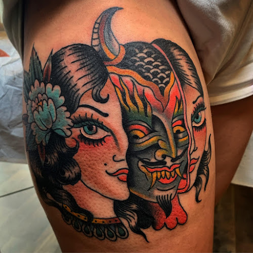 Work by Electric Cobra Tattoo Parlor
