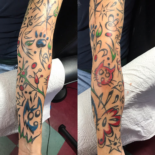 Work by parlor F tattoo