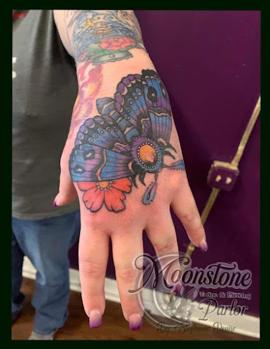 Work by Moonstone Tattoo and Piercing Parlor