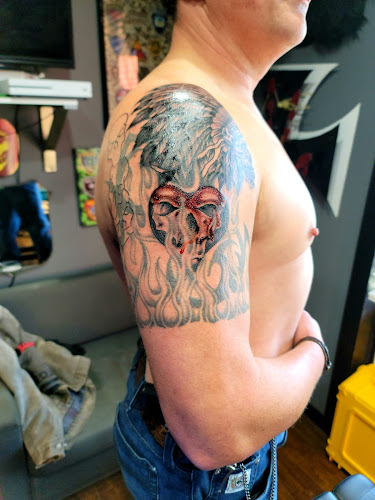 Work by Travis Street Tattoo