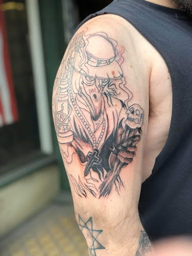 Work by Guerilla Tattoo