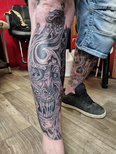 Work by LAZY WIZARD TATTOOS