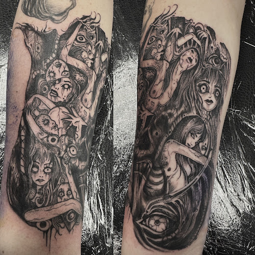 Work by Black Cat Tattoo