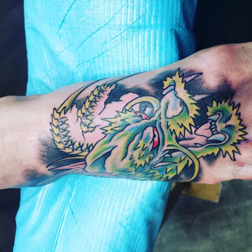 Work by Heartbreakers tattoo