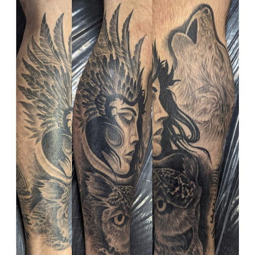 Work by Sandhill Tattoo