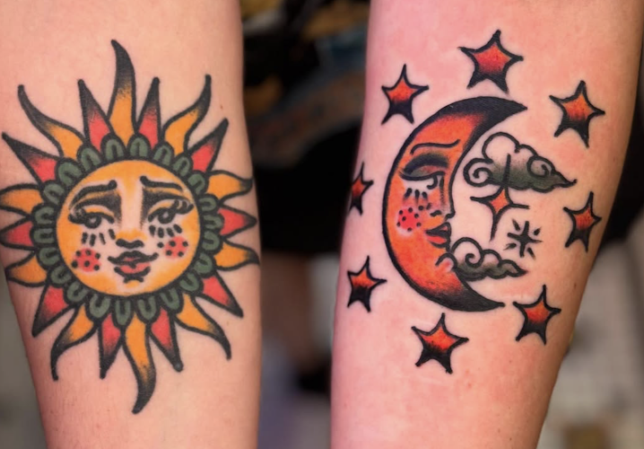 Work by Honeymoon Tattoo