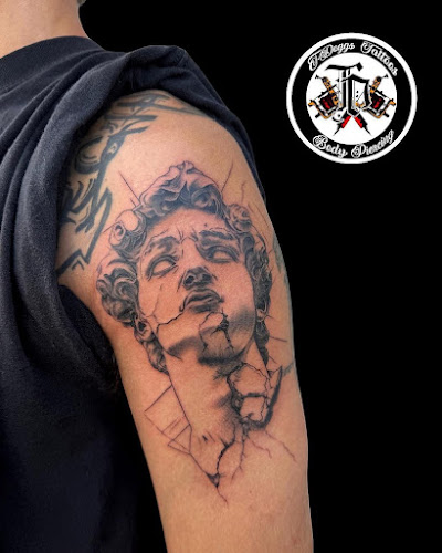 Work by T-Doggs Tattoos & Body Piercing