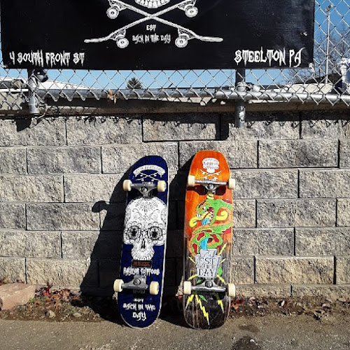 Work by The Skate Shop at Rayzor Tattoos