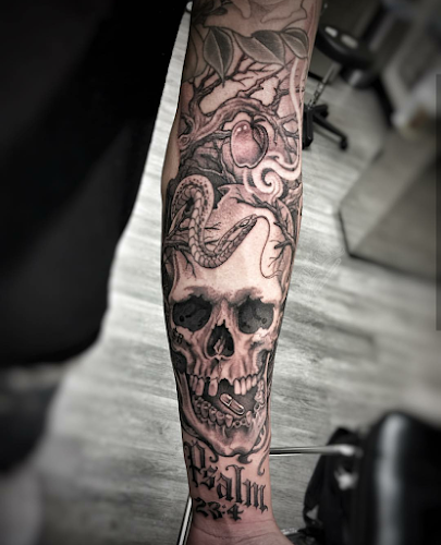 Work by The Dolorosa Tattoo Studio