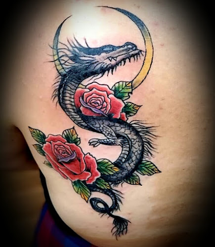 Work by Anchor Down Tattoo Company