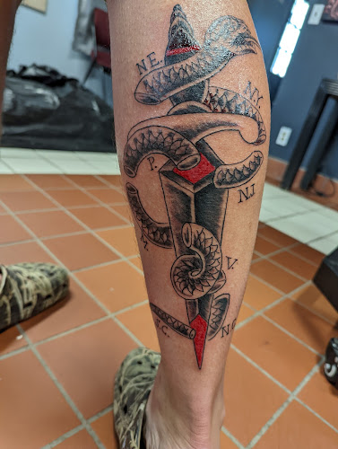 Work by Beatty Switchblade 347 Tattoo