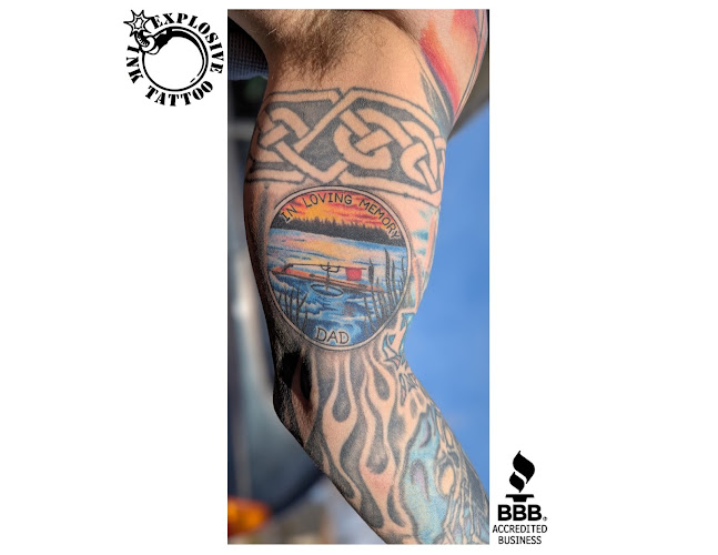 Work by Explosive Ink Tattoo
