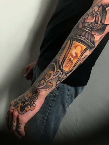 Work by Iron Thorn Tattoo Co.