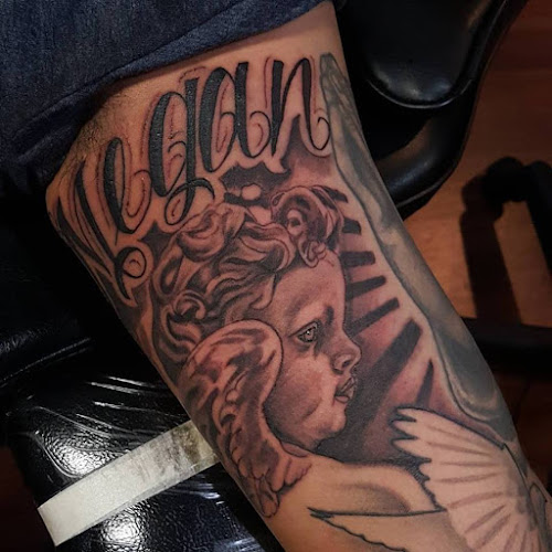 Work by Mister Placasos Tattoo Shop